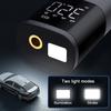Portable Wireless Car Tire Inflator - Rechargeable Mini Electric Air Compressor with LED Emergency Light