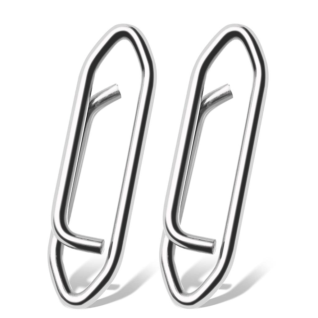 QISHUO Stainless Steel Swivels for Bluefish and Stream 50 Black Lures, Heavy-Duty Fishing, Saltwater, Fishing, 32kg, Pieces,