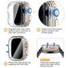 360 Full Soft Protective Case for Apple Watch Ultra 2 49mm Case TPU Screen Protector Bumper for iWatch Series 9/7/8 41mm 45mm Cover