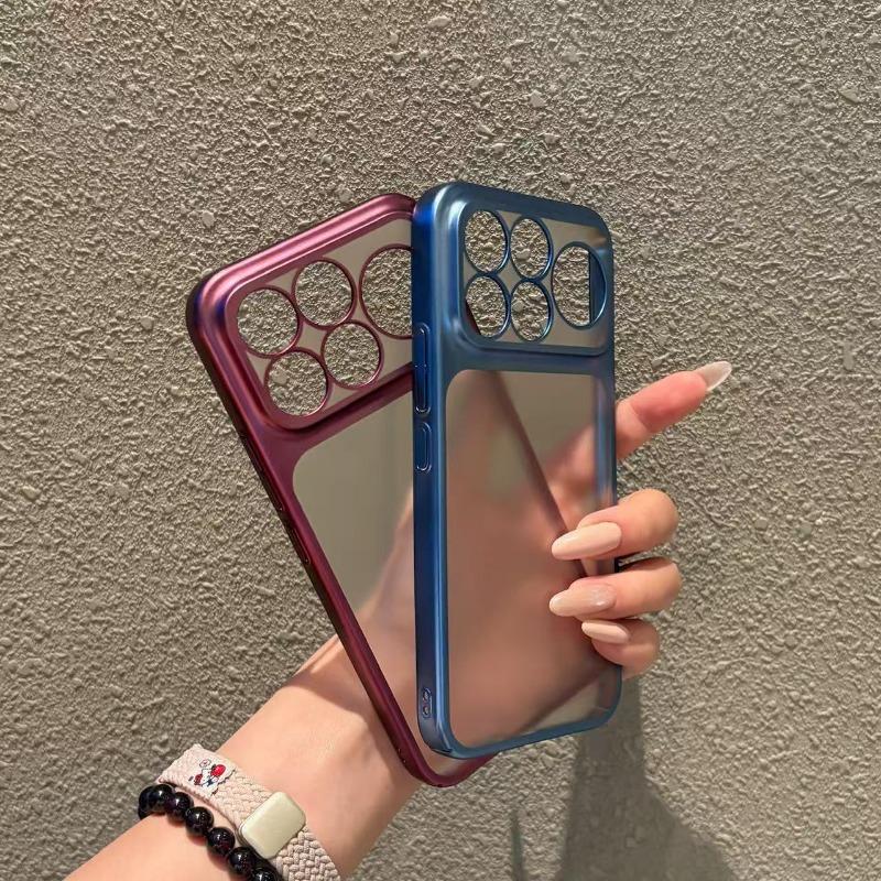 For Poco F9 Ultra Pro Case Stylish Frosted Electroplated Bare-body Feel PC Cover For POCO F9 Pro Ultra-thin Shockproof Funda