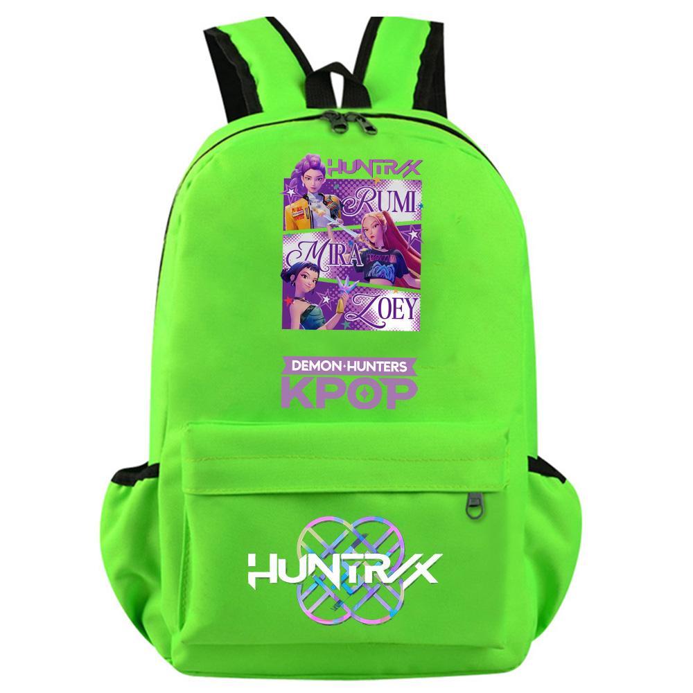Anime Cartoon Kpop Demon Hunters Printed Backpack for Teenager Student Girl Boy Bookbag Schoolbag Women Large Capacity Travel Bag Kid Gift Mochila