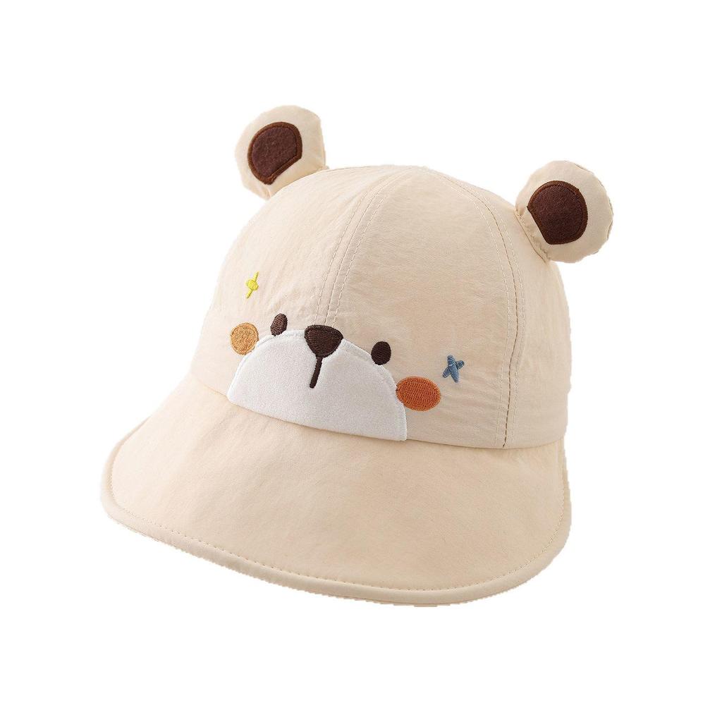 Kids' Wide Brim Sun Hat: Spring & Autumn UV Protection, Quick-Dry, Cute Baseball Cap for Boys & Girls