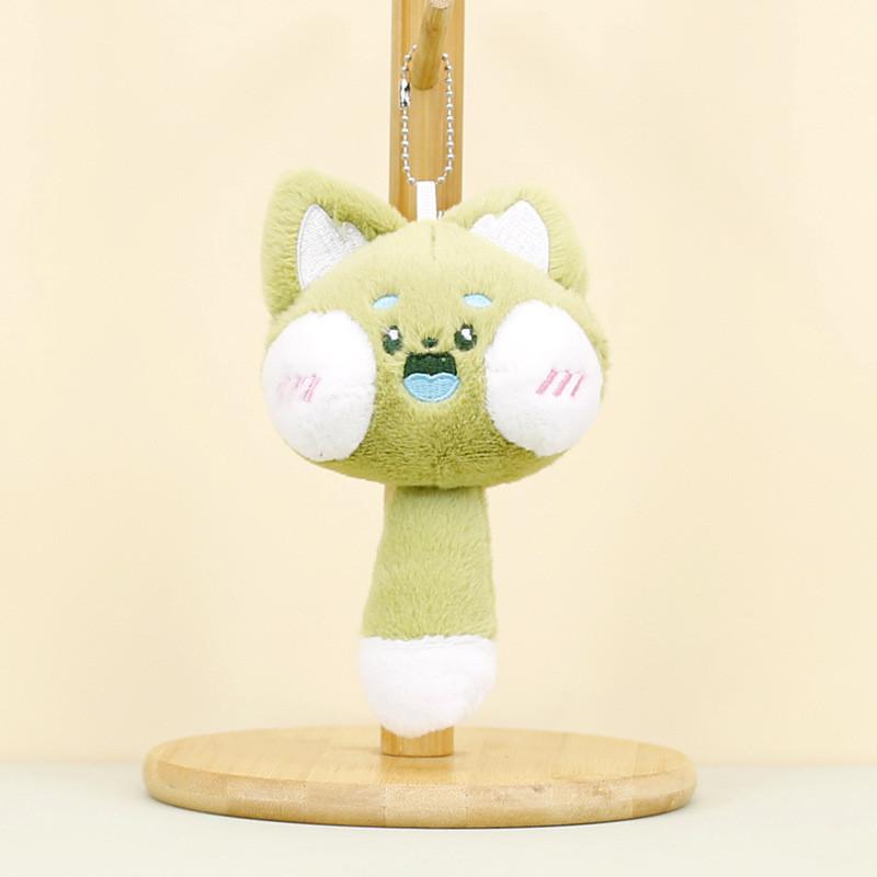 Adorable Long Tail Plush Cat Keychain Soft And Cuddly Short Plush Stuffed Toy