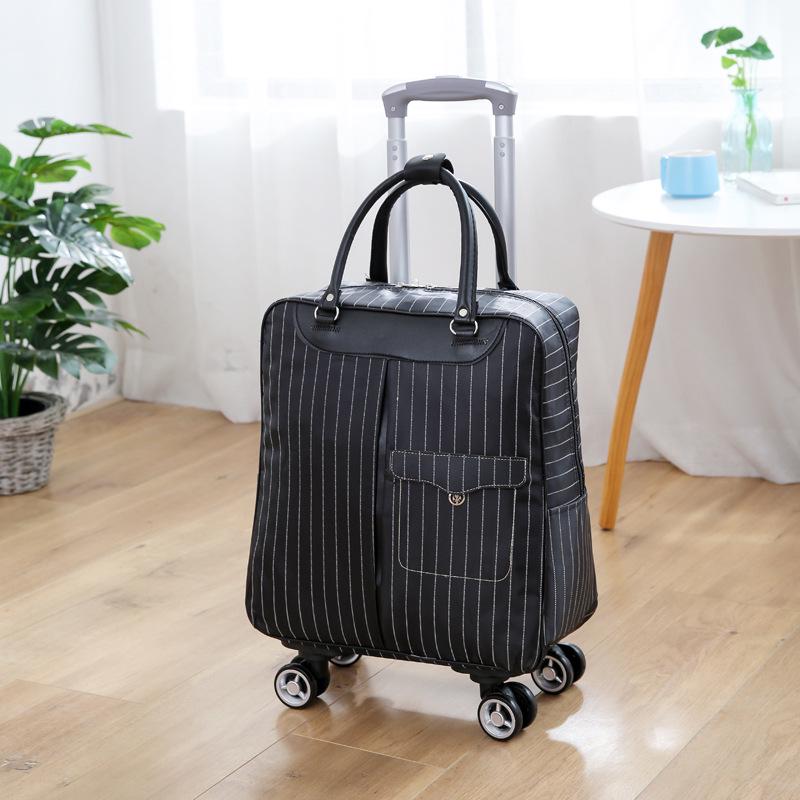 Large Capacity Korean-Style Trolley Backpack for Students, Ideal for Short Trips, Customizable with Logo Printing