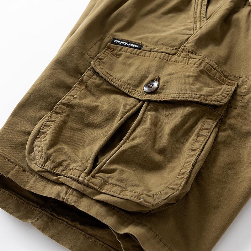 Men's Casual Cargo Shorts with Large Pockets