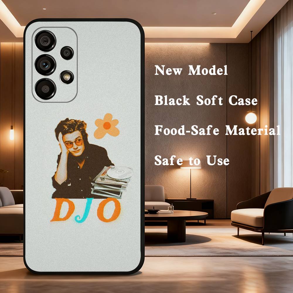 D-Djo Singer Joe K-Keery For Samsung Galaxy A53,31,52,72,41,22,73,32,71,Note,J7,8,9,5G Soft Black Silicone Phone Case