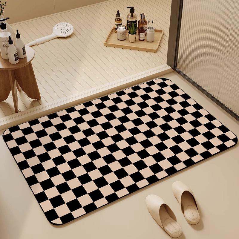 Diatomaceous Earth Quick-Dry Non-Slip Bathroom Floor Mat 40x60cm
