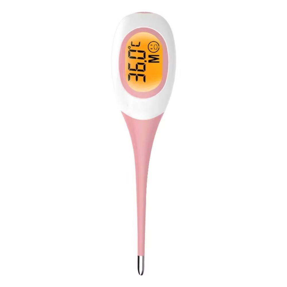 Backlit Display Electronic Thermometer Fast Measurement LCD Thermometer Fever Thermometer Cat розовый