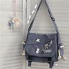 תיקי ניילון תיק כתף קיבולת גדולה תיקי Crossbody לנערות בנות גברים Harajuku שליח תיק תיקי בית ספר לסטודנטים