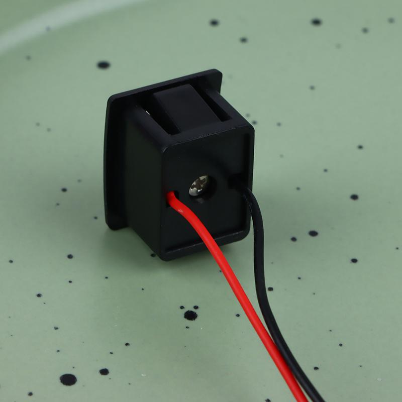 1Pc USB-Buchse Typ-C Schwarz Doppelschicht-Buchse USB-A-Buchse Lampenladebuchse Steckdose mit Kabelanschluss