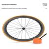 28G Orange Fahrrad TPU Innenschlauch 700X18 25 28 32 Rennrad TPU Material Reifen 45/65/85mm Länge Französisches Ventil