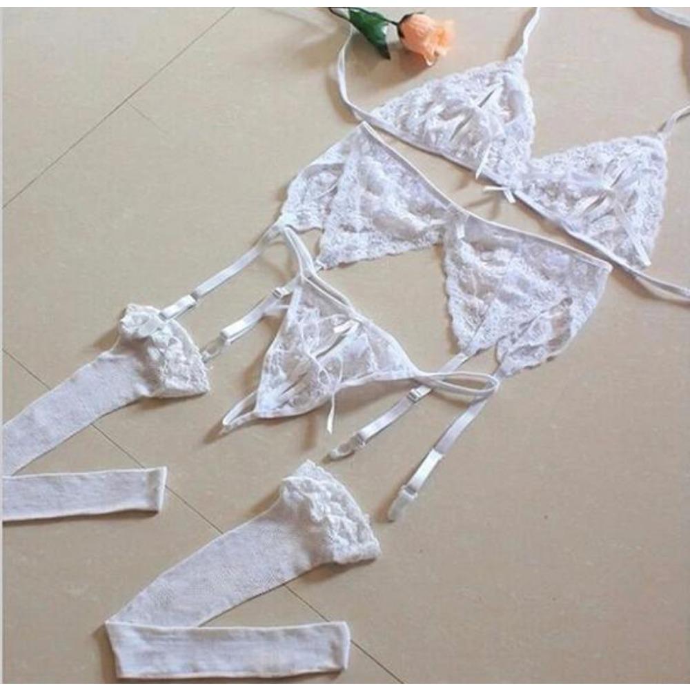 New Women Lingerie Set Lace Embroidery Push Up Bra Panties Sets Deep V Gather Top Sexy Underwear Bras Brassiere Sexy Lingerie