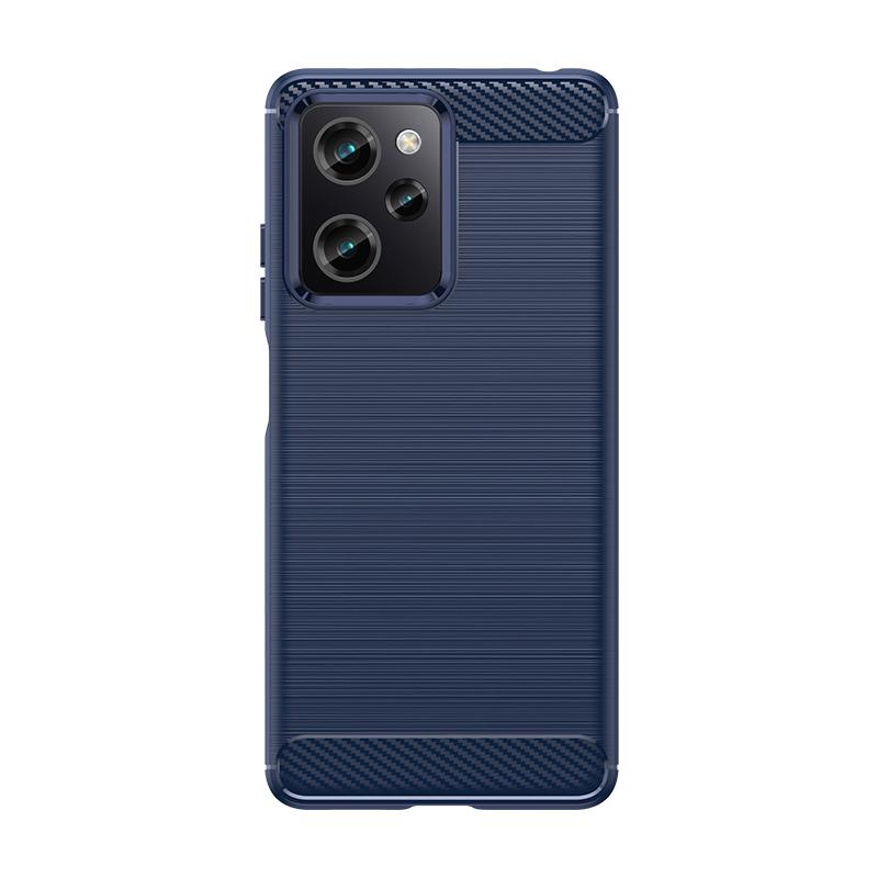 For Cover Poco X5 Pro 5G Case Poco X3 X4 M3 M4 X5 Pro 5G Capas Bumper Carbon Fiber Soft TPU Cover Poco X5 Pro 5G Fundas