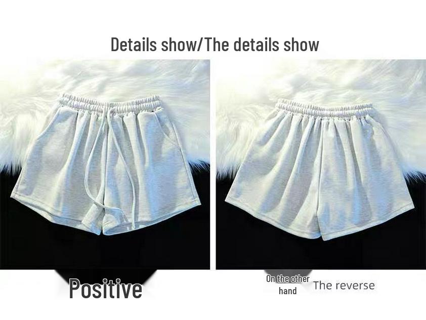 Yellow High-Waisted Loose Fit Sports Shorts - Casual A-Line Running Shorts with Elastic Waist