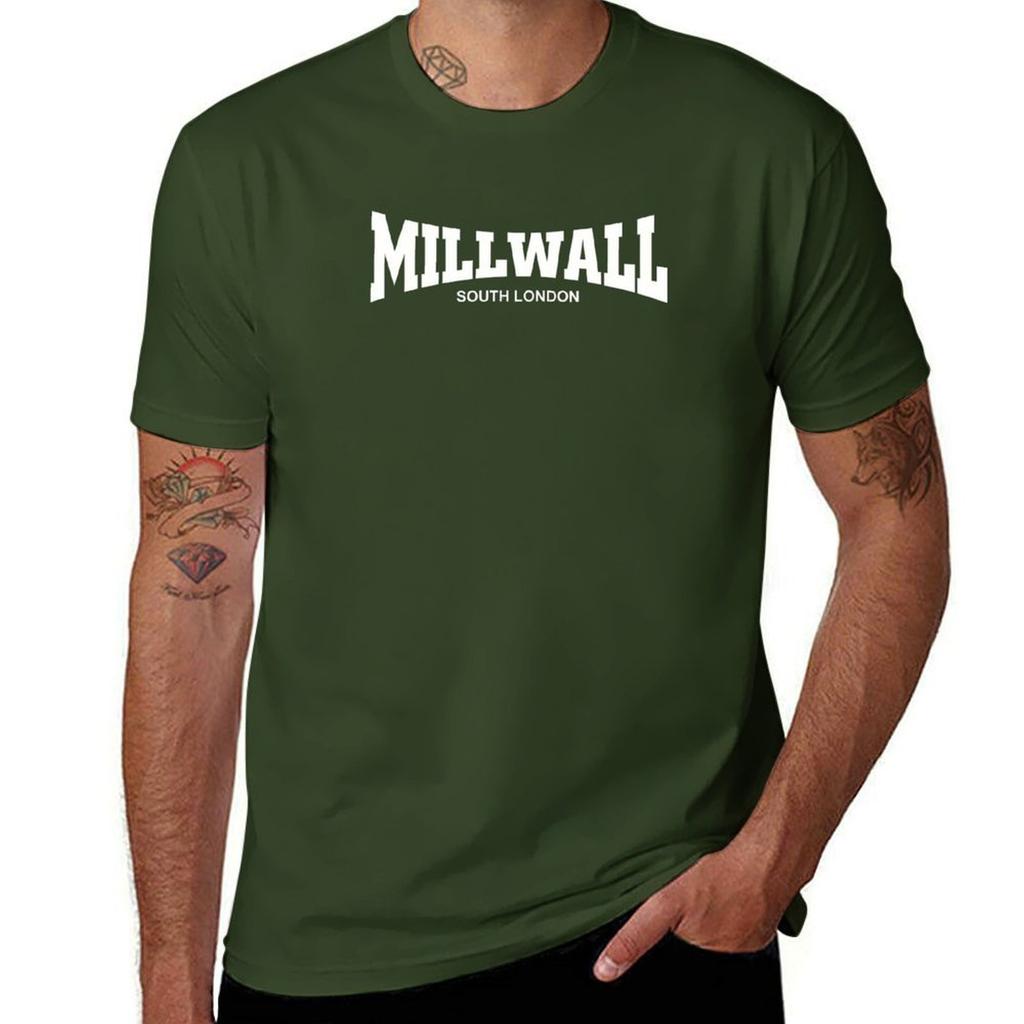 Millwall South London T-Shirt Cute Tops Plus Size Tops Blouse Mens Graphic T-shirts Funny