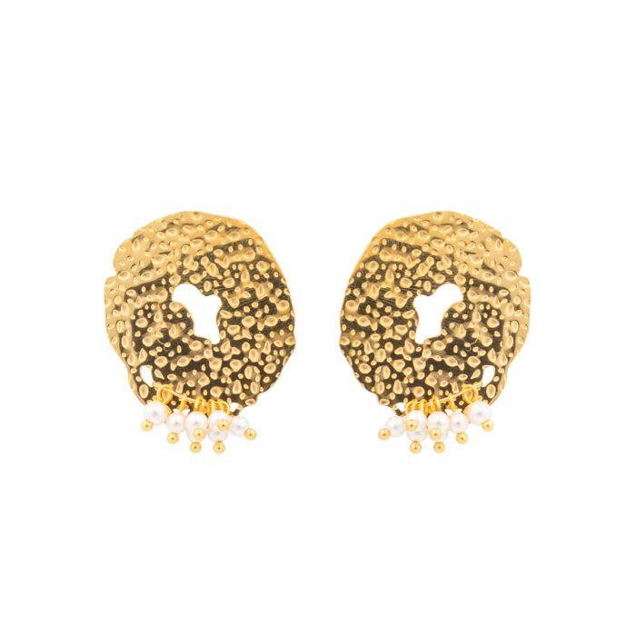 Boucles d'oreilles Luxenter Kuwe Finition or 18k