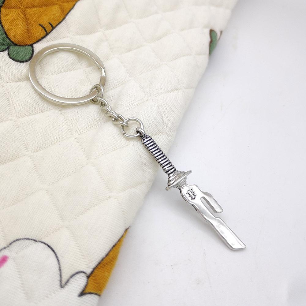 

Anime Jujutsu Kaisen Toji Fushiguro Cosplay Necklace Inverted Spear of Heaven Weapon Keychain Choker Jewelry Gifts