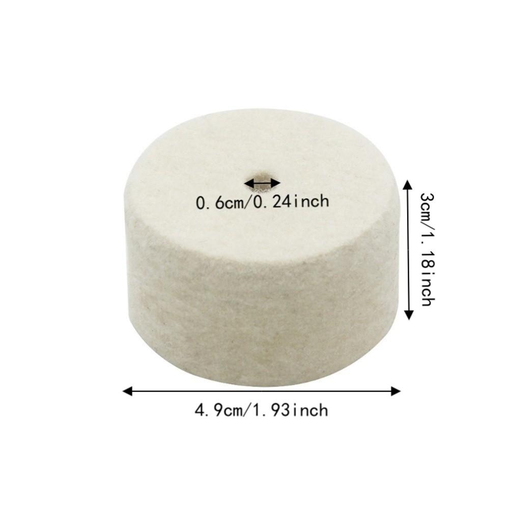 3PCS Felt Material Wool Felt Pad Hammer Head Design Drum Pedal Pad Percussion Accessory