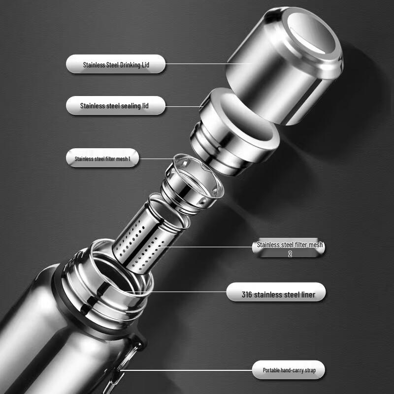 Shangqi 316 Stainless Steel Insulated Sports Water Bottle