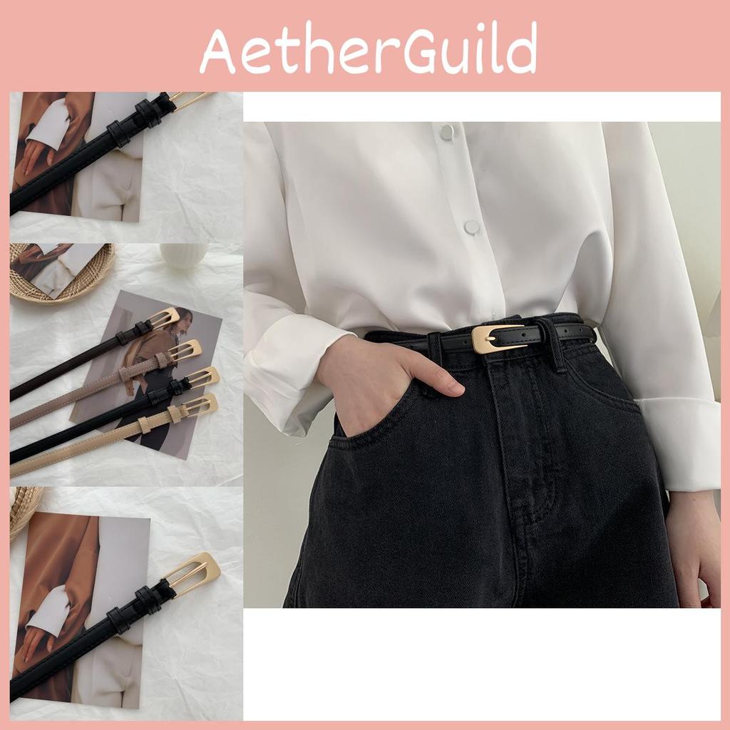 Elegant New Women's Faux Leather Belt Versatile Accessory For Dresses And Jeans