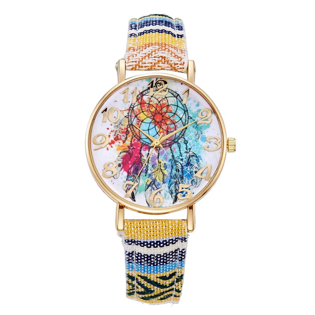 Modny zegarek kwarcowy dla kobiet, wszechstronny i elegancki zegarek na bransolecie