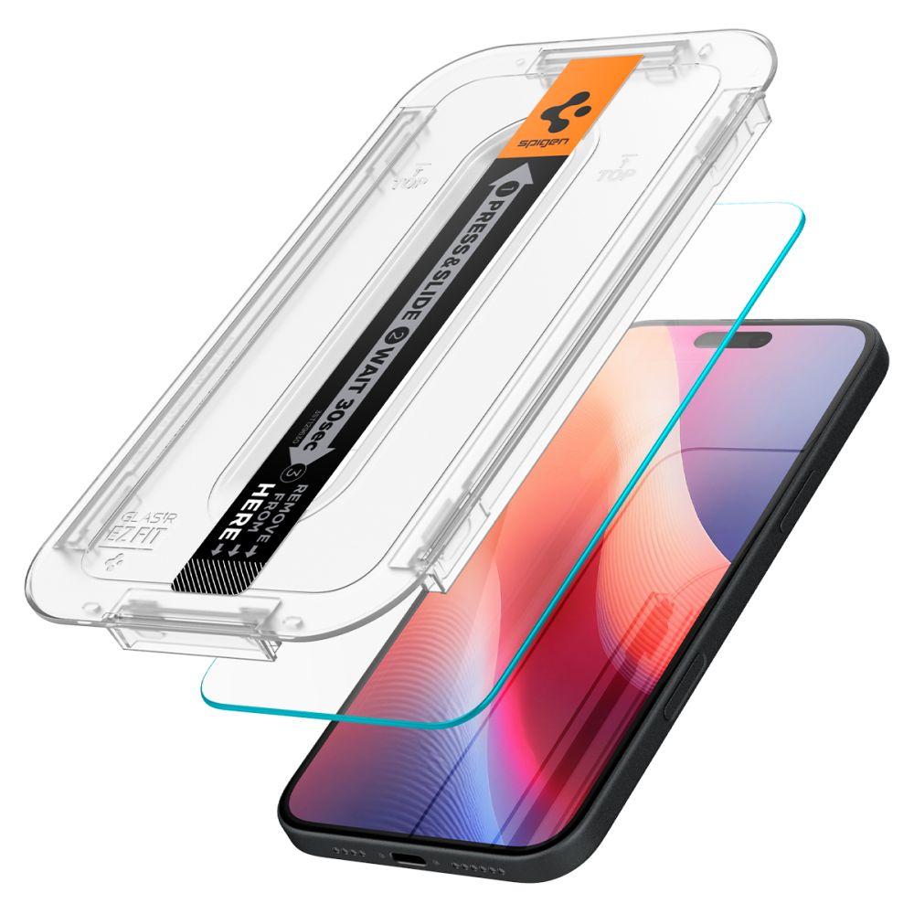 Szkło Hartowane Spigen Glas.tr Ez Fit Iphone 15 / 16 Clear