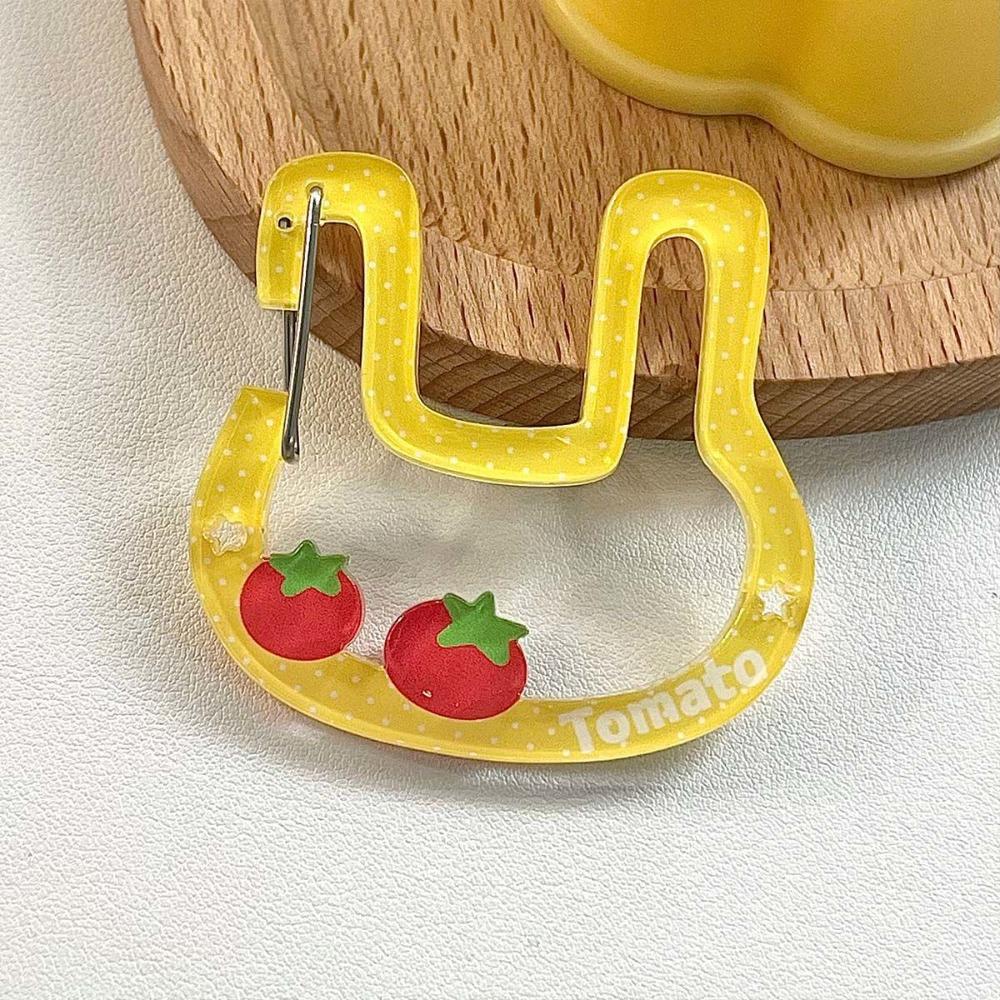 

Иллюстрация Безделушки Пряжка Брелок Акриловый Держатель для Карт Брелок Новый Шарм Карабин Tomatoes