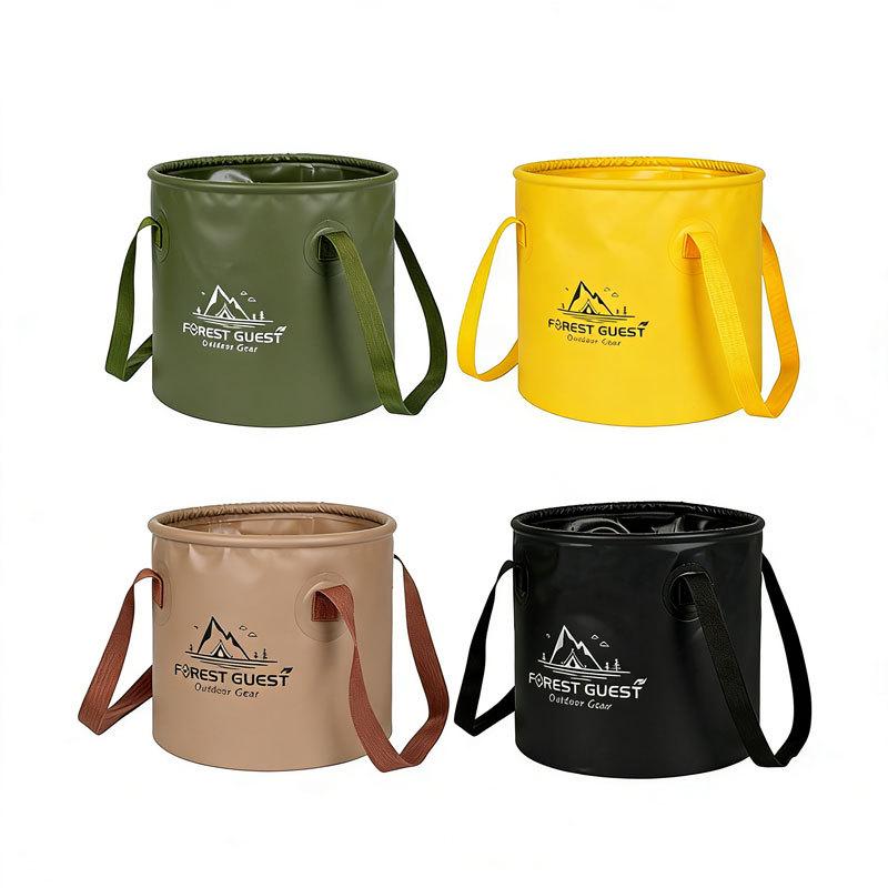 Portable Telescopic PVC Water Storage Bucket for Camping & Fishing