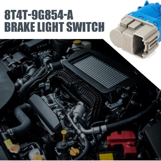 1 PC Car Brake Light Switch, Standard 4-pin Brake Pedal Modification Switch, Replaces OEM Number 7T4Z13480AA 8T4T96854M 8T4Z13480A Accessories,