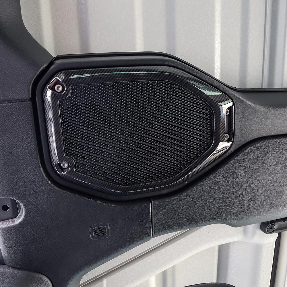  ABS Roof Horn Decorative Ring Decoration Protective Cover Sticker Fit For Jeep Wrangler JL For JT Gladiator 2018-2023 Interior Accessories