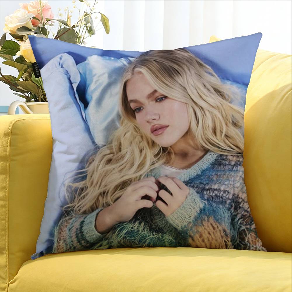F-Freya S-Kye Singer Various Sizes Square Pillow Case For Car Home Bedchamber Decor