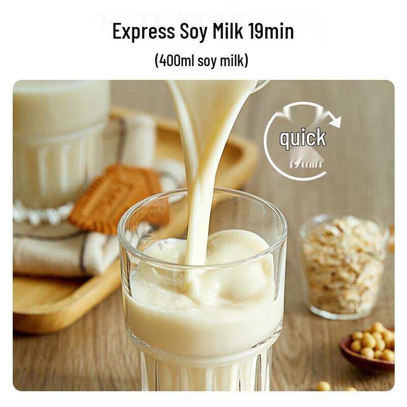 BRUNO 5th Gen Smart Soy Milk & Blender with Visible Window