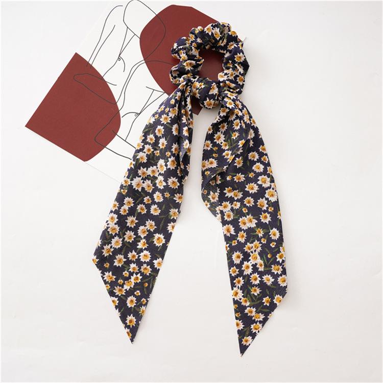 Classic Polka Dot Scrunchies Large Hair Tie for Women Aesthetic Vintage Style Ponytail Holder