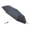 ATTAIN Lightweight Mini Folding 8 60cm Large Pongee 4059 Men's Umbrella, Ribs, Size, Windproof, Fabric, Black,