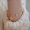 New Niche Design Girlfriend Gold Silk Bell Pendant Girlfriend Bracelet Bracelet Women's Bracelet