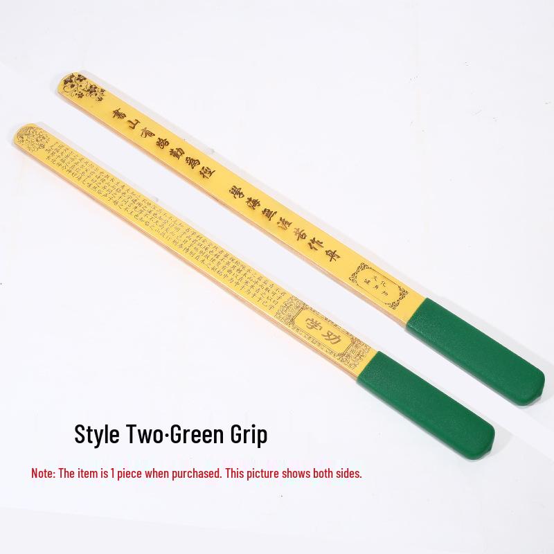 Dual-Use Bamboo Ruler & Massage Stick - Creative Fitness & Cultural Gift