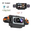 360° autokamera se 4 objektivy pro auta, WiFi aplikace, 1080P, 4-kanálový videozáznamník jízdy, kamera do kabiny a zadní kamera