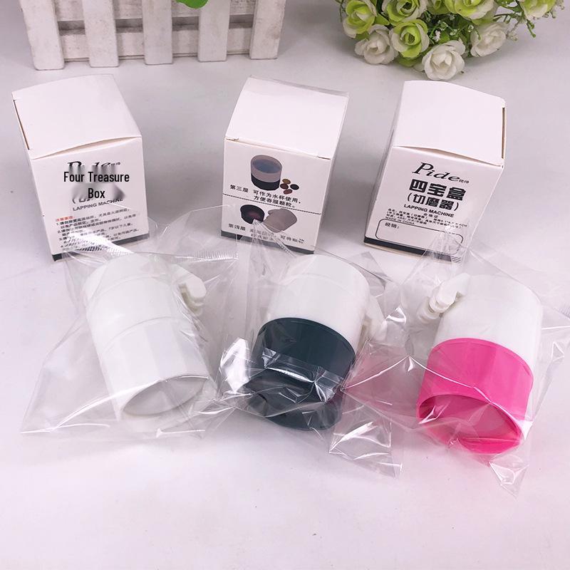 Pill Cutter & Grinder: 4-Compartment Tablet Crusher and Dispenser for Easy Medication Management.