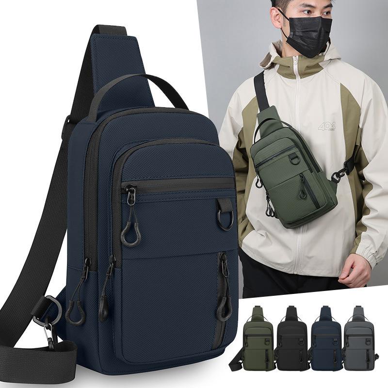 Men's Chest Bag Large Capacity Business Travel Crossbody Bag