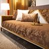 Luxury Simplicity Sofa Cushions Short Plush Bronzing Non-slip Sofa Towel Seat Couch Cover Living Room Decor Household Dust Mat