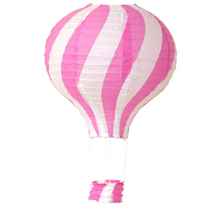 30cm Hot Air Balloon Park Amusement Park Shopping Mall Kindergarten Decoration Paper Lanterns Wedding Outdoor Folding Decoration