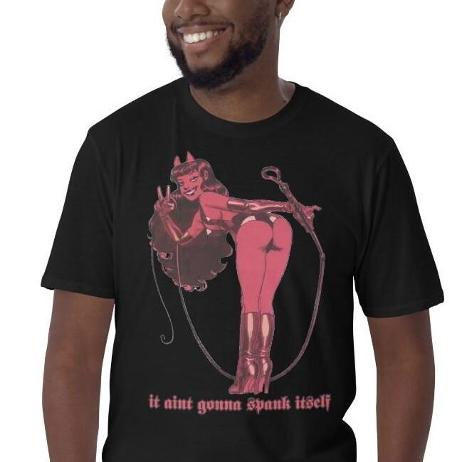 It Aint Gonna Spank Itself She Devil Satan Cute Short-Sleeve Unisex T-Shirt