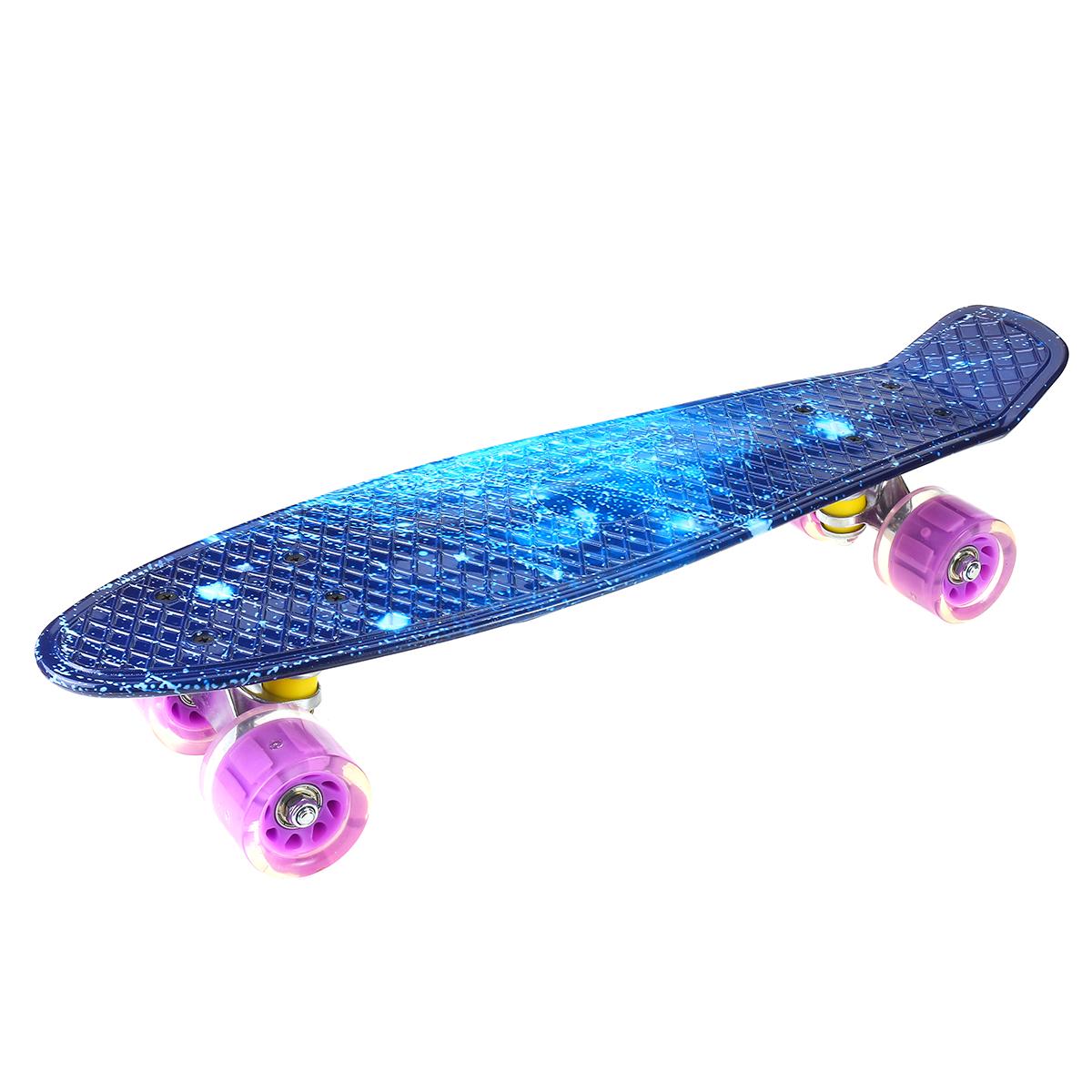 22 Inch Plastic Mini Cruiser Skateboard Small Skateboarding Single