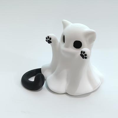 Halloween 3D Printed Ghost Keychain, Synthetic Ghost Pendant Holiday Accessories, Exquisite Personalized Hanging Ornaments