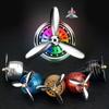 Car Air Freshener Air Vent Freshener Perfume Clip Helicopter with LED Colorful Ambience Light Fan Fragrance Aroma Diffuser