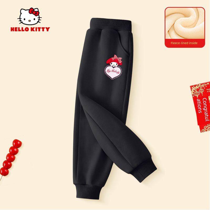 Hellokitty Girls' Winter Clothing Set 2025 New Fashionable and Stylish Children's Clothes for New Year Celebrations and New Year Greetings