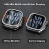 Aluminum Alloy Case for Apple Watch Ultra 2 49mm Case Series 10 46mm Screen Protector for IWatch Ultra 49mm 10 46mm Bumper Frame