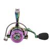 Lure Spinning Reel Metal Spinning Fishing Wheel Gapless 5.0:1 Speed Ratio Fishing Reel for Freshwater Saltwater SK2000