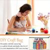 10 Stück Beige Blanko DIY Basteltaschen, Canvas Federmäppchen Blanko Make-up Taschen – Canvas Stiftemäppchen, Canvas Kosmetiktasche, Mehrzweck Reise-Kulturtasche