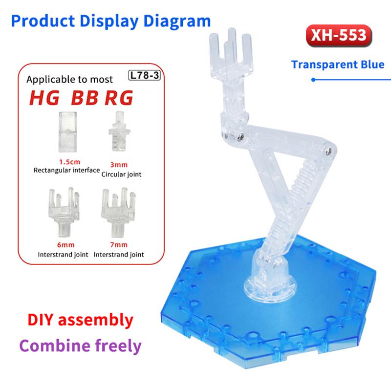 1 Set Model Display Rack For 1/144 Hg Bb Rg Model Display Shelf For  Model Stand Action Figure Stand